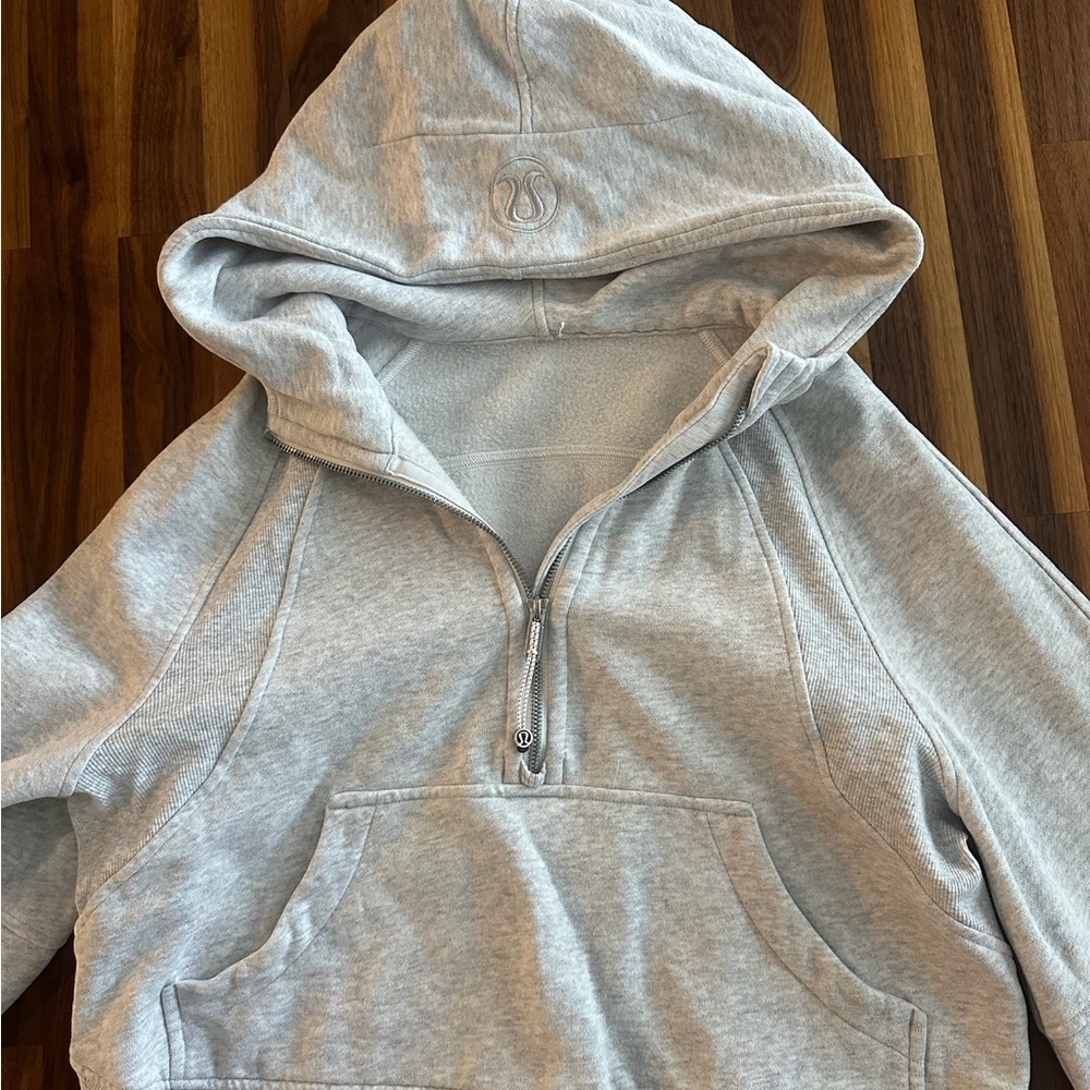 lululemon athletica Light Gray Women's Hoodie Sweater